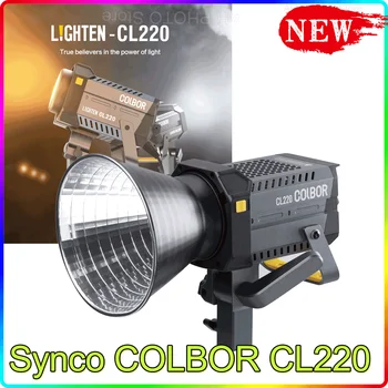 SYNCO COLBOR CL220 אור LED וידאו 200W תאורה רציפה צילום המנורה קלח 2700K-6500K על בהזרמה בשידור חי תמונה שיא