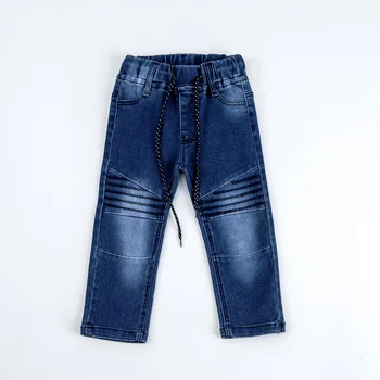 אופנוע מכנסיים ג 'ינס ילדים ג' ינס בנים בנות רזות המכנסיים 1 2 3 שנים אופנה