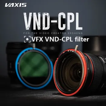 Vaxis VFX VND-CPL 77mm/82mm מצלמה 2-in-1 מסנן 0.3-1.5 עצור / 0.9-2.1 לעצור ניקון קנון פוג ' י, סוני מצלמה כמו של סוני אתרים fx3