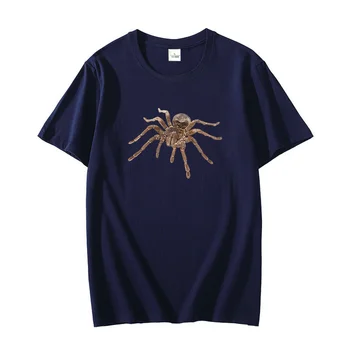 מפחיד עכביש טרנטולה אימה מצחיק יוניסקס גרפי חולצות טי למעלה שרוול קצר חולצות מנופחים חולצת כותנה חולצת הטריקו