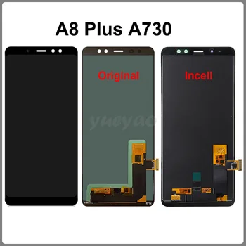 מקורי A730 תצוגה עבור Samsung Galaxy A8 בנוסף 2018 A730 תצוגת Lcd מסך מגע דיגיטלית עבור Samsung A730 A730F/DS Lcd