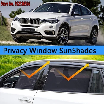 לצד השמש גוון הצללה הגנה חלון שמשיות Sunshield רכב אוטומטי Accseeories עבור ב. מ. וו X6 M F86 F16 2015 2016 2017 2018 2019