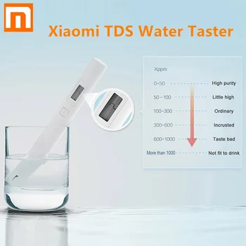 Xiaomi ניכוי מס במקור מים הבוחן את העט בדיקות איכות מקצועית PH דיגיטלי כיס חיצוני הביתה Campe Mi מים טהורים למדוד מבחן מטר