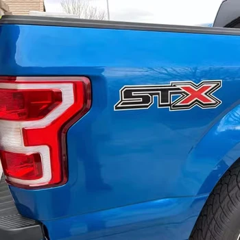 2x סגנון רכב מדבקת מדבקות על טנדר פורד F-150 STX ראפטור משאיות, טנדרים המטען קישוט שריטות לכסות אפליקציה