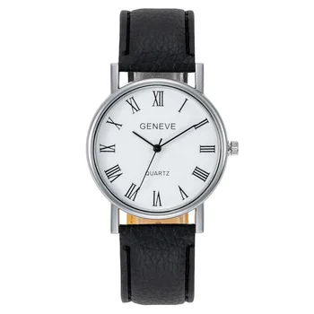 Relogio Masculino אופנה שעונים לגברים עסקי מזדמן קוורץ שעון דיגיטלי רצועת עור פשוטה יוקרה הכרונוגרף שעונים