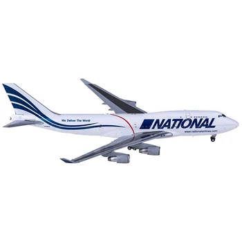1/400 XX4975 הלאומי איירליינס B747 747-400BCF N702CA מטוסים מודל סגסוגת המטוס אספנות למבוגרים אוהדים אספנות