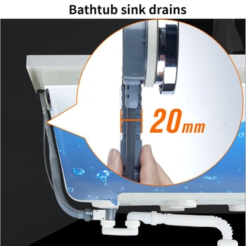 אמבטיה כיור מנקז מסננת האמבטיה פסולת גלישה plug נגד דליפת מים מפלסטיק הסרת התקן הביוב מפוח אמבטיה פקק