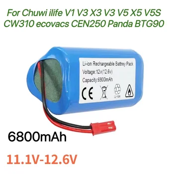 11.1 V 6800 mAh Li-Ion Batterij 12 V voor Chuwi ilife V1-V3 X3 V3 V5 X5 V5S CW310 ecovacs CEN250 פנדה BTG90