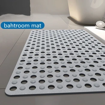 גומי מקלחת שטיח האמבטיה להגנת הסביבה טעם TPE שירותים אמבטיה חדר אמבטיה חלול הידרופובי לעבות AntiSlip Pad