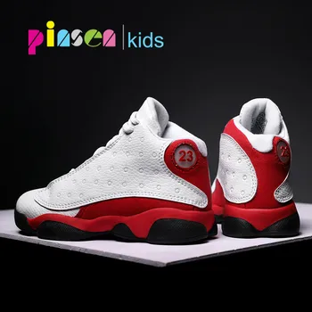 PINSEN 2022 ילדים חדשים נעלי כדורסל בנים נעלי Non-להחליק מזדמנים, נעלי ילדים עבור ילד בנות לנשימה נעלי ספורט נעלי ספורט