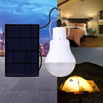 אנרגית שמש מנורת נייד נורת Led אורות אנרגיה סולארית פאנל Led מחנה אוהלים דיג לילה אורות חירום פלאש