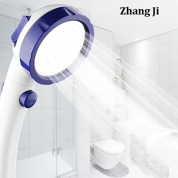 Zhangji ראש מקלחת חיסכון במים 3 מצב מתכוונן גבוה מקלחת לחץ אחד-המפתח לעצור את המים עיסוי מקלחת אביזרי אמבטיה