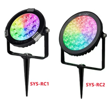 Miboxer RGB+CCT כפוף המנורה SYS-RC1 SYS-RC2 9W LED 15W גן אור DC24V IP65 עמיד למים ; SYS-T1 מארח מרוחק בקר