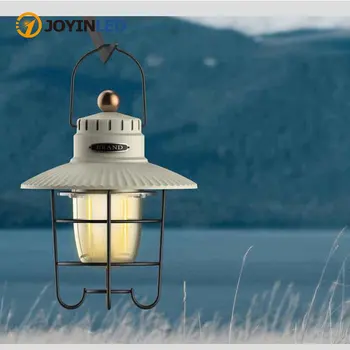 רטרו חיצוני קמפינג מנורת אווירה קמפינג מנורת LED טעינה חיצונית מנורת קמפינג מנורה הפסקת חשמל מנורת חירום