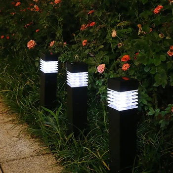 חיצוני Led סולארית מסלול אורות קישוט הגן עמיד למים גן נתיב האור נוף המנורה החצר החצר החצר הדשא אור