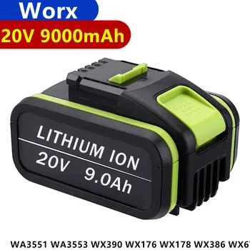2023 neue 20V 9000mAh ליתיום-תחליף Batterie für Worx כוח Werkzeuge WA3551 WA3553 WX390 WX176 WX178 WX386 WX678